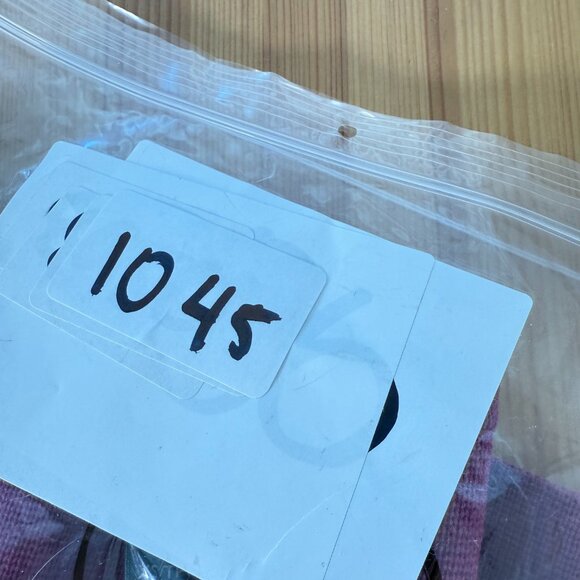 Eileen Fisher Silk Cotton 3/4 Sleeve Sweater Pink Ribbed texture XS - Picture 8 of 8